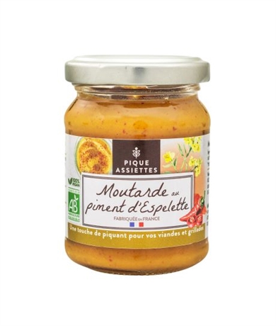 Moutarde au Piment d'Espelette BIO